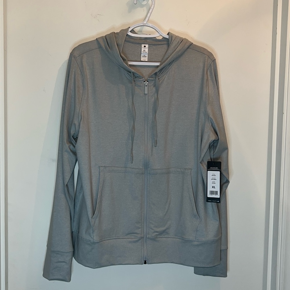 YOGALICIOUS  LADIES FULL ZIP UP HOODIE SWEATSHIRT
